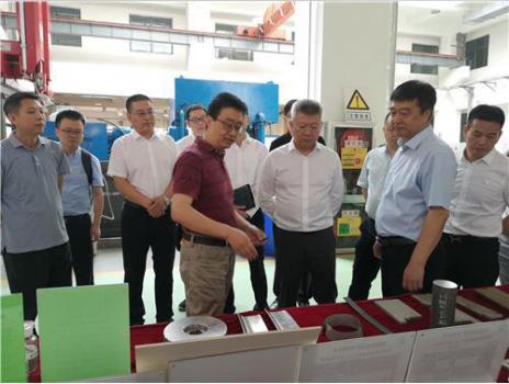 參觀省部共建有色金屬先進加工與再利用國家重點實驗室