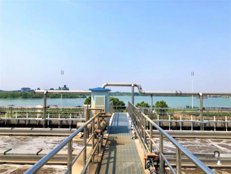 地處浙江西部的龍游縣城南工業(yè)污水處理廠
