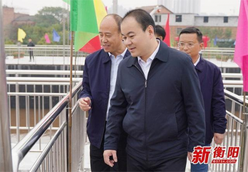 衡陽城西污水處理廠三期通水試運(yùn)行