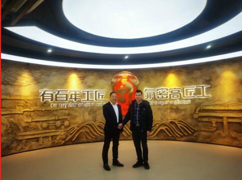 福鼎市工業(yè)副市長鄭興邦走訪慰問有氟密管閥集團(tuán)