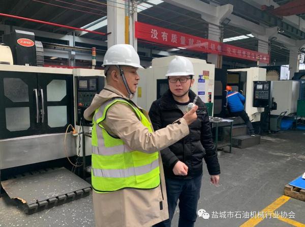 吳忠儀表?xiàng)钫几豢偨?jīng)理一行來江蘇鹽城考察調(diào)研