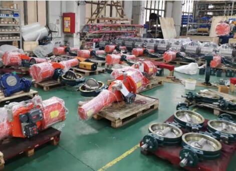 200臺四偏心蝶閥如期交付，助力連云港石化建設世界一流石化基地！