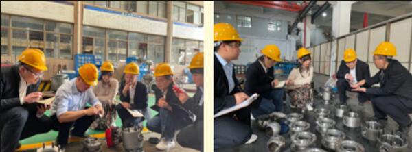 特技閥門銷售精英團隊走進車間，零距離感受生產一線！