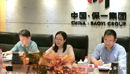 繆聰穎處長(zhǎng)(中)、林歐文院長(zhǎng)(左)和金曉波局長(zhǎng)(右)調(diào)研標(biāo)技委標(biāo)準(zhǔn)化工作