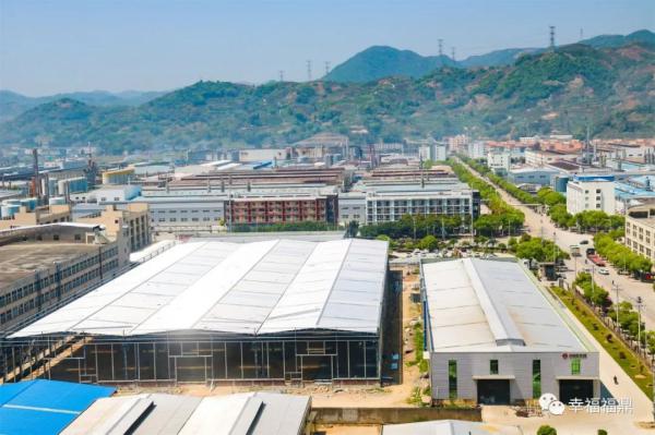 福鼎健雄年產(chǎn)10萬套襯氟管閥改擴建項目現(xiàn)場