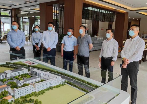 中核華建總經理宋克祥蒞臨中核蘇閥調研指導工作