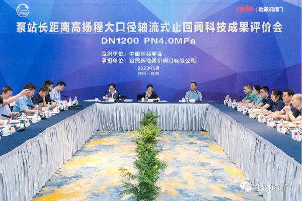 中高揚(yáng)程長距離輸水泵站工程大口徑軸流式止回閥通過科技成果評價