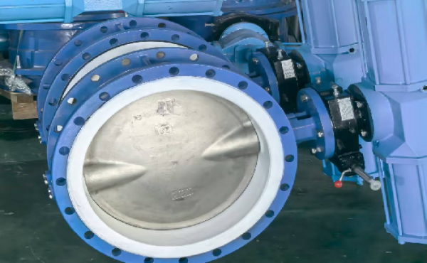 批量交付！上海禹軒 D641F-DN400 氣動(dòng)蝶閥為安慶化工企業(yè)設(shè)備添力